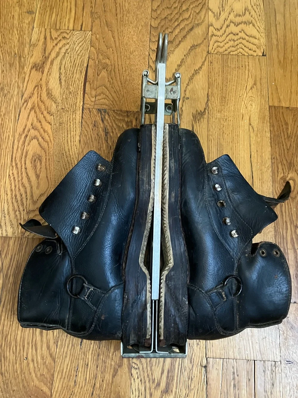 Vintage Henke? Stein Eriksen Size 8-2 Leather Cross Country Ski Boots Tyrol Tree